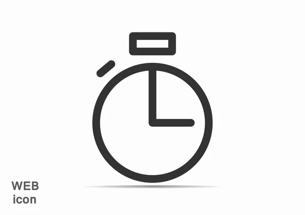 Simple icône web chronomètre — Image vectorielle