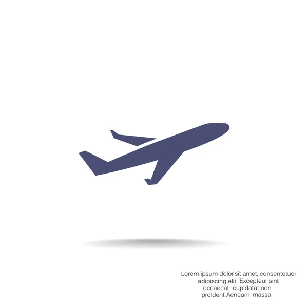 Aircraft web icon — Stock Vector