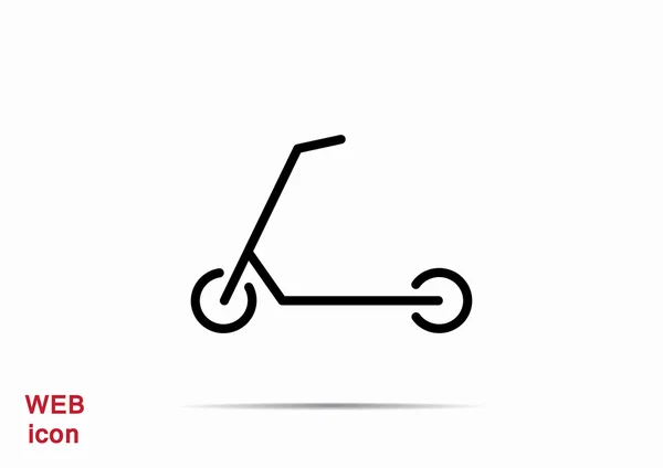 Scooter pour icône enfants — Image vectorielle