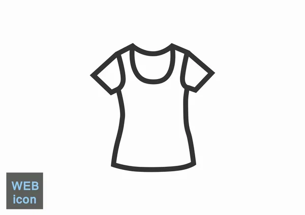 Camiseta icono web — Vector de stock