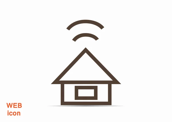 Moderní dům icon — Stok Vektör