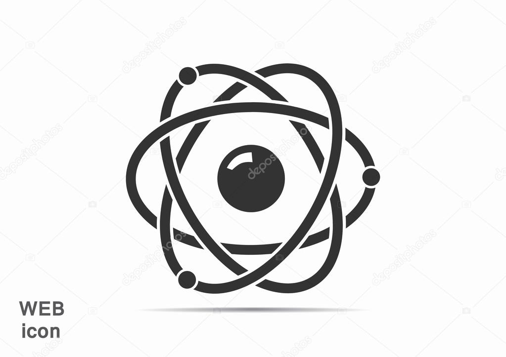 Atoms sign, nuclear concept