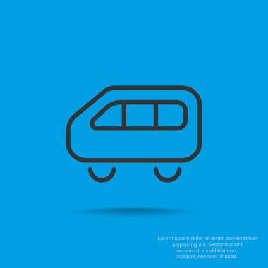 Basit veri yolu web simgesi