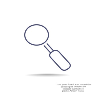 Basit büyüteç simgesini