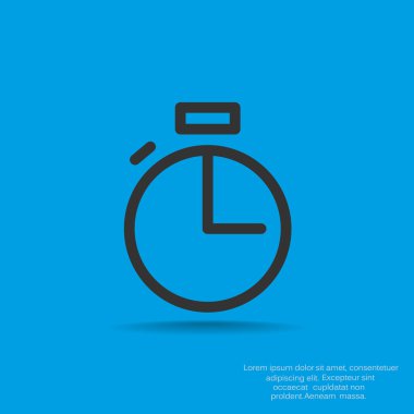 Basit kronometre web simgesi