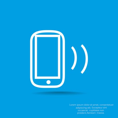 Boş ekranlı basit akıllı telefon