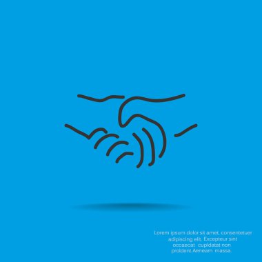 Eller simgesini, başka sallayarak