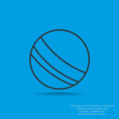 Plaj topu web simgesi