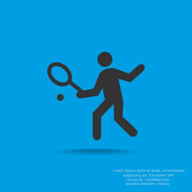 tenisçi silüeti