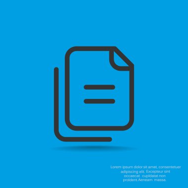 Dosyaları veya belgeleri web simgesi