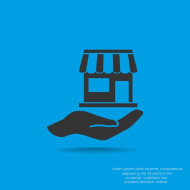 Evde el basit simgesi