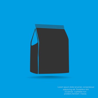 Kağıt ürün paketi web simgesi