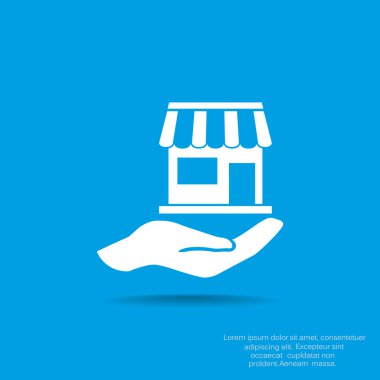 Evde el basit simgesi