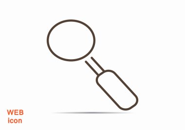 Basit büyüteç simgesini