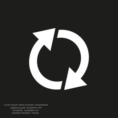 döndürme oklarını bir daire içinde