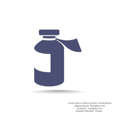 Tıp şişe web simgesi
