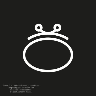 Basit cüzdan web simgesi