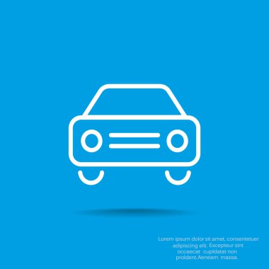 basit araç simgesini