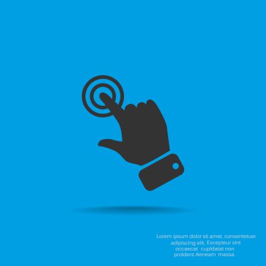 Dokunmatik ekran web simgesi