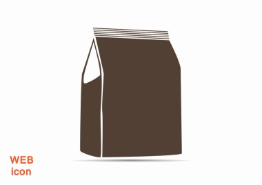 Kağıt ürün paketi web simgesi