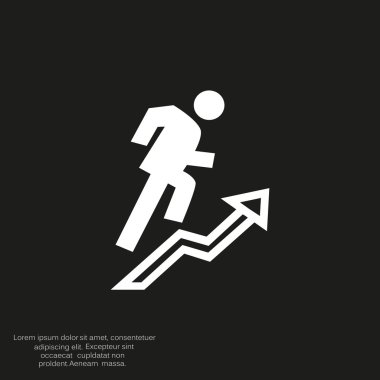 Adam sahanın üzerindeki oku