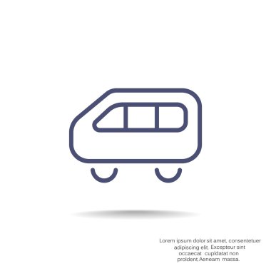 Basit veri yolu web simgesi