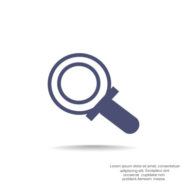 Basit büyüteç simgesini