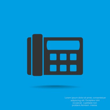 Faks telefon web simgesi