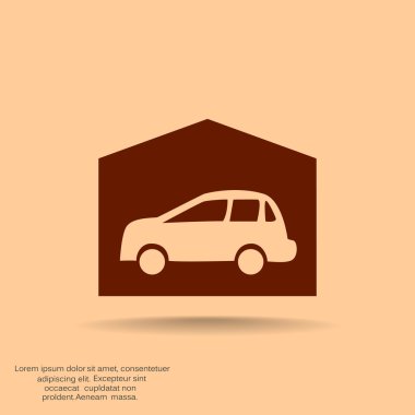 basit araç simgesini