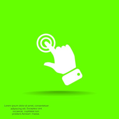 Dokunmatik ekran web simgesi