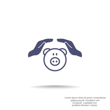 El simgesi ile Piggy banka