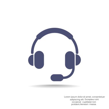 Kulaklık garniture web simgesi
