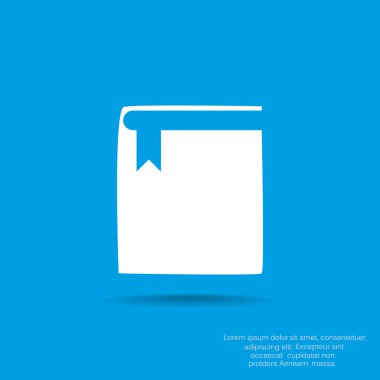 Kapalı kitap web simgesi