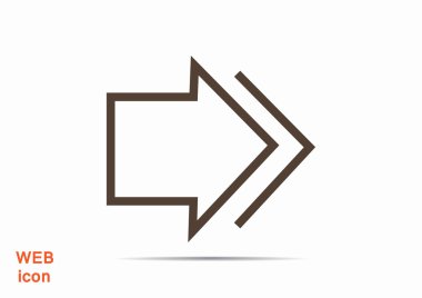 sağa işaret eden ok