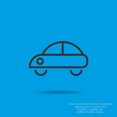 basit araç simgesini