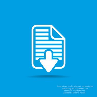 Download dosya web simge