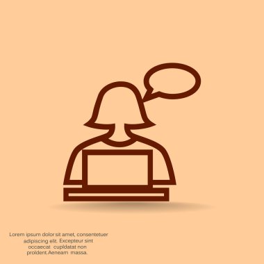 Video konferans simgesi