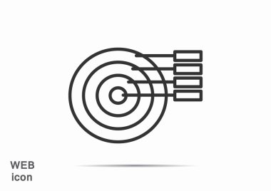 Yuvarlak Infographic web simgesi