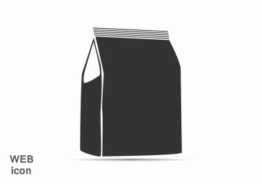 Kağıt ürün paketi web simgesi