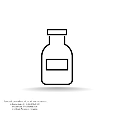 Tıp şişe web simgesi