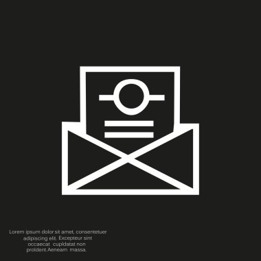 düz e-posta simgesi