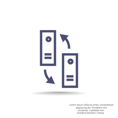 Bilgi değişimi simgesi