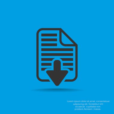 Download dosya web simge