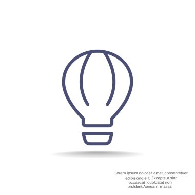 Balon aerostat web simgesi