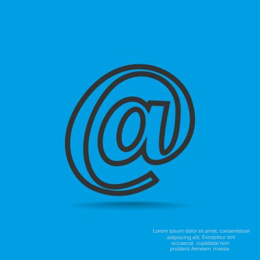 E-posta işareti web simgesi