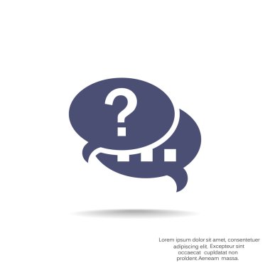 Diyalog kabarcıklar web simgesi