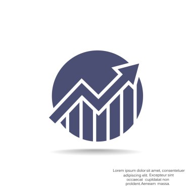 iş büyüyen grafik sunum simgesini