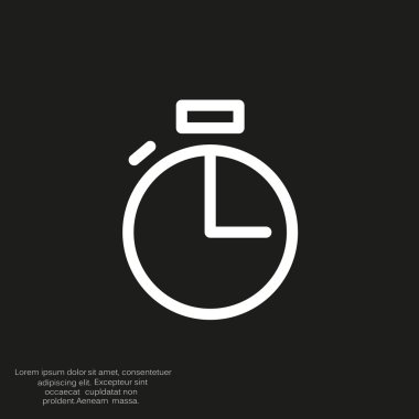 Basit kronometre web simgesi