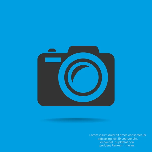 Foto camera pictogram — Stockvector