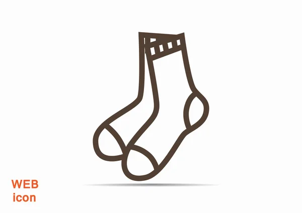 Çorap web simgesi — Stok Vektör